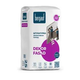 Bergauf Dekor Fasad Штукатурка декоративная короед Зима 2,5-3мм 25 кг/56под