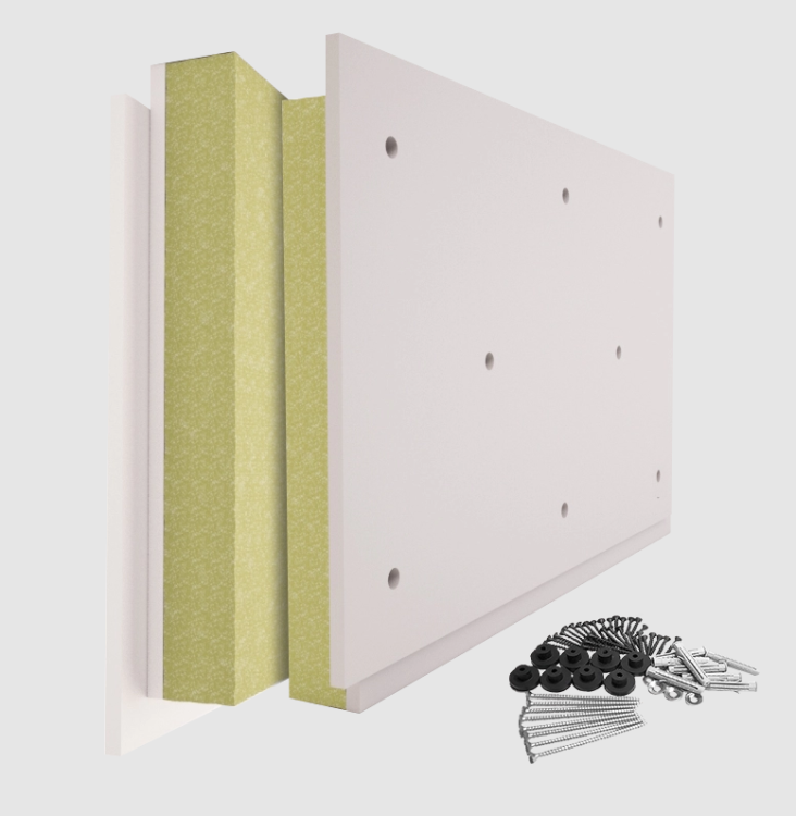 Панель с крепежом Техносонус АкустикГипс Basic 70 1200х600х70 мм