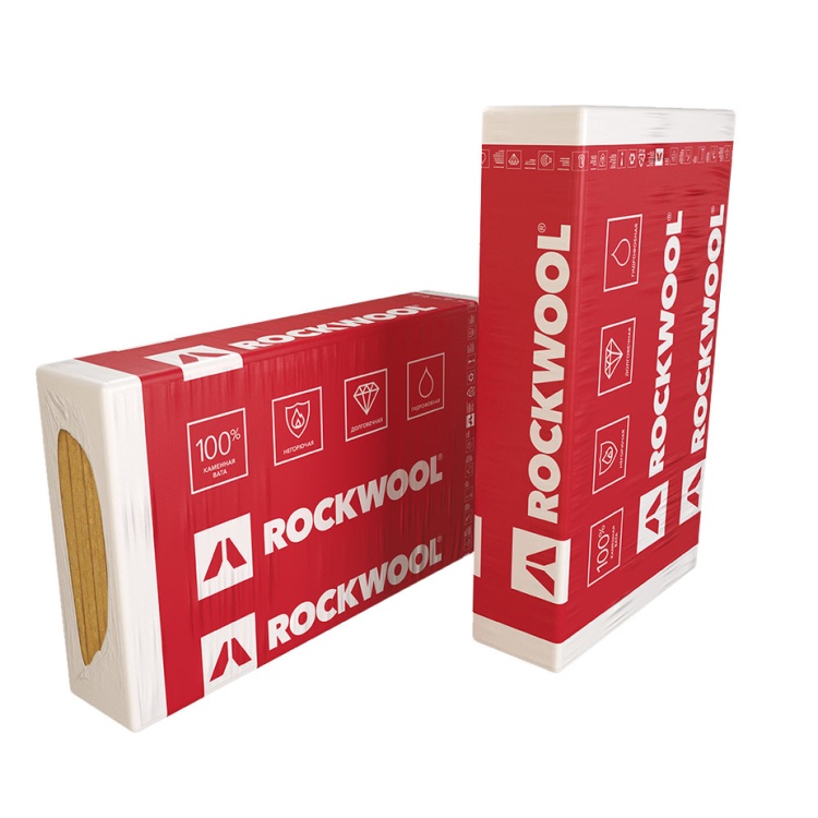Утеплитель Rockwool Фасад Баттс Экстра 1000х600х140 мм, 2 шт. уп