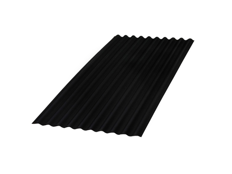 Волнистый лист Ондулин Smart 1.95х0.95 м, черный