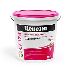 Ceresit СТ 174 Штукатурка силикатная силиконовая 2,0мм (25кг) (Bali 2)